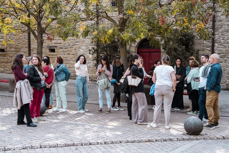 séminaire rioja gastronomie vin marques de riscal mongolfiere agence erronda