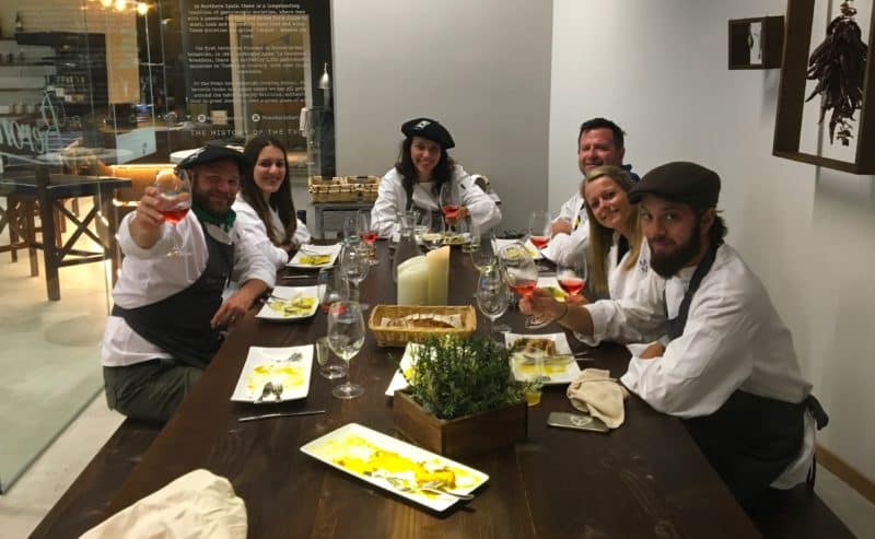 Seminaire incentive direction san sebastian saint sebastien team building cours de cuisine croisiere societe gastronomique agence voyage receptive evenementielle erronda