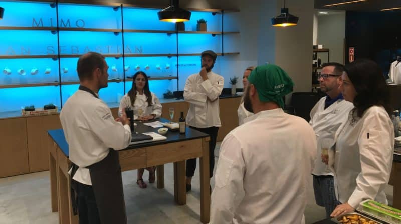 Seminaire incentive direction san sebastian saint sebastien team building cours de cuisine croisiere societe gastronomique agence voyage receptive evenementielle erronda