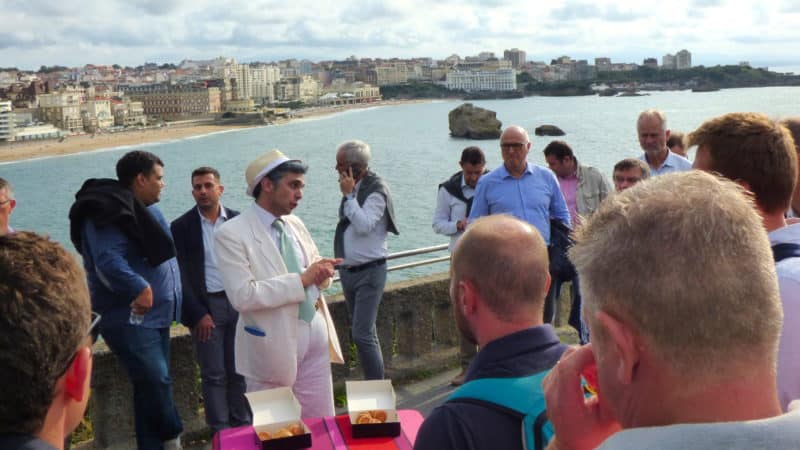 Seminaire visite theatralisee incentive biarritz team building pays basque animation pelote basque agence voyage evenementielle erronda