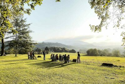 Raid Rhune Expérience Canoë Petit Train Descente de la Rhune Pique Nique Agence Erronda Agence événementielle Pays Basque