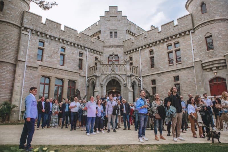 anniversaire 50 ans sokoa soirée de gala chateau abbadia hendaye Agence Erronda pays basque