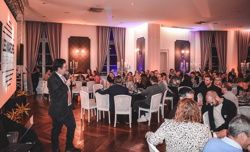 diner soirée de gala prh chateau de franqueville paus agence evenementielle erronda