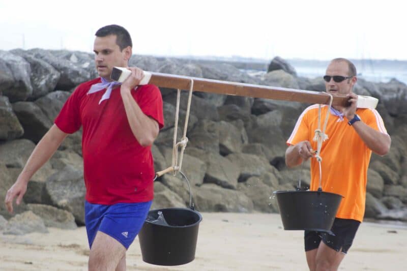 Team building L'odyssée Luzienne Saint Jean de. Luz Agence Événementielle Erronda Pays Basque