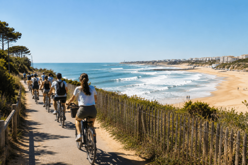 ballade velo seminaire entreprise anglet agence evenementielle erronda pays basque